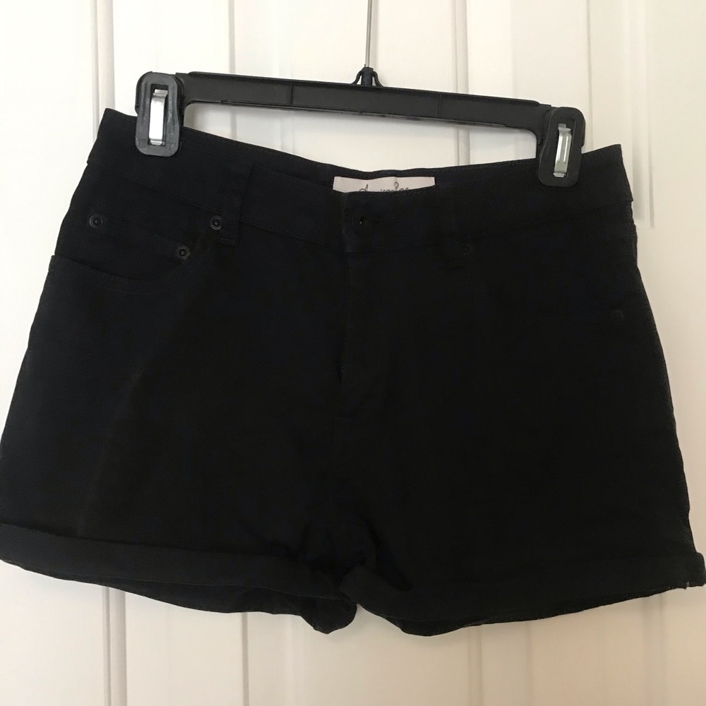 Size 5 American Rag Black Denim Shorts